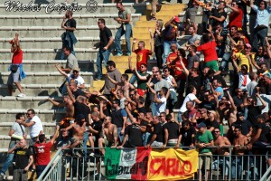 tifosi Catanzaro a Lecce