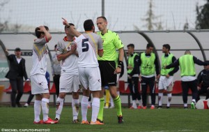Melfi Lecce gol annullato ad Abruzzese