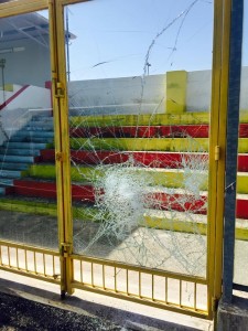 atti vandalici stadio Bianco Gallipoli