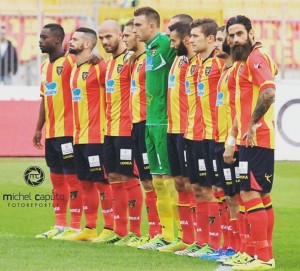 Lecce squadra schierata