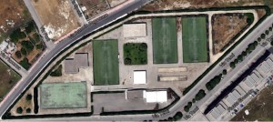 Una veduta aerea del Centro sportivo Comunale "Kolbe"