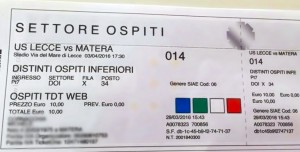 biglietto Lecce-Matera