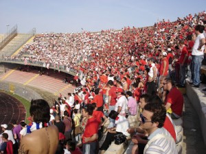 Tifosi del Bari a Lecce (17 maggio 2008)