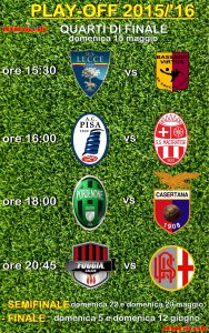 griglia play-off Lega Pro 2015-2013